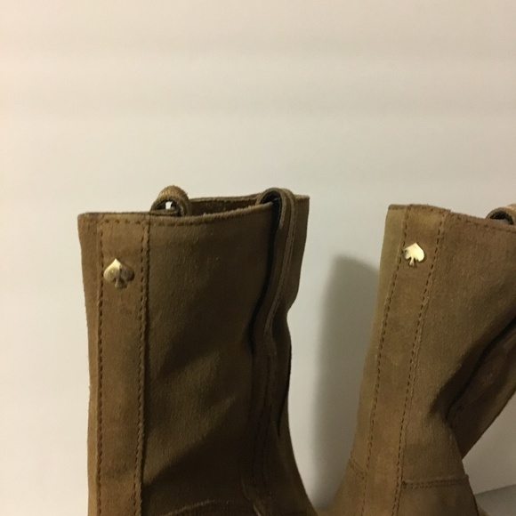 [Kate Spade] Baise Brown Suede Ankle Boots Sz 10.5M - Picture 7 of 7